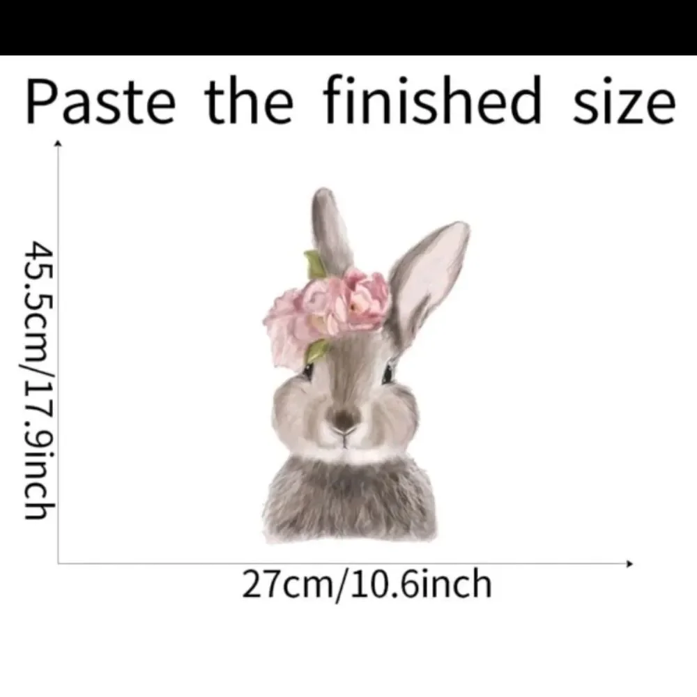 Rabbit 🐰 Wall Sticker - Picture 8 of 11